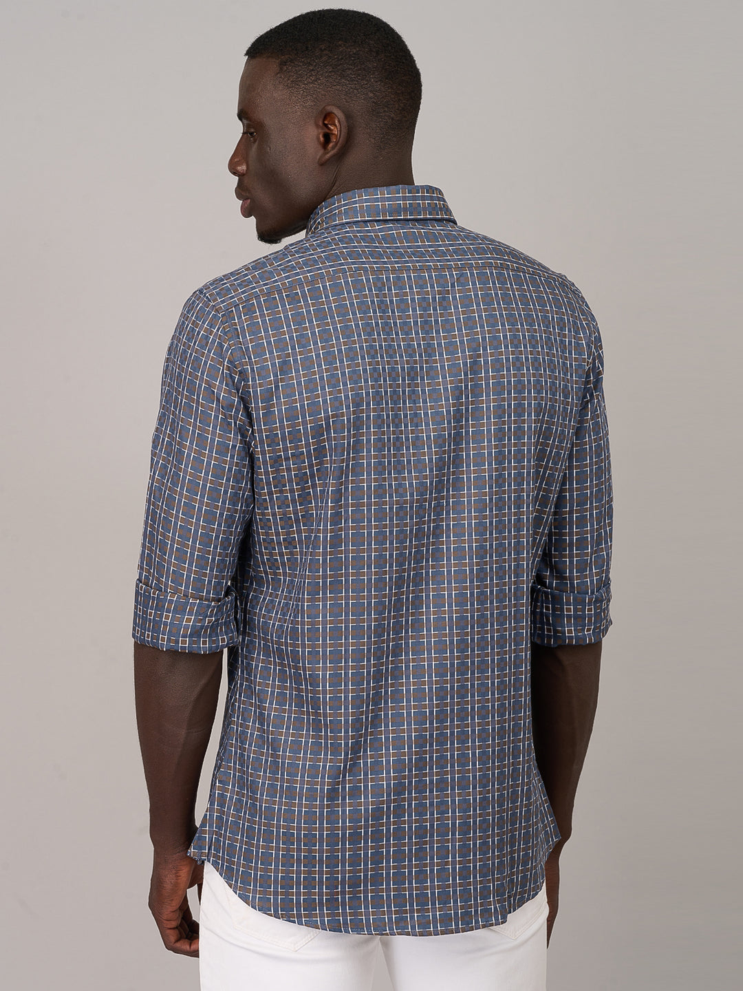 Graphite Grey Checked Classic Shirt