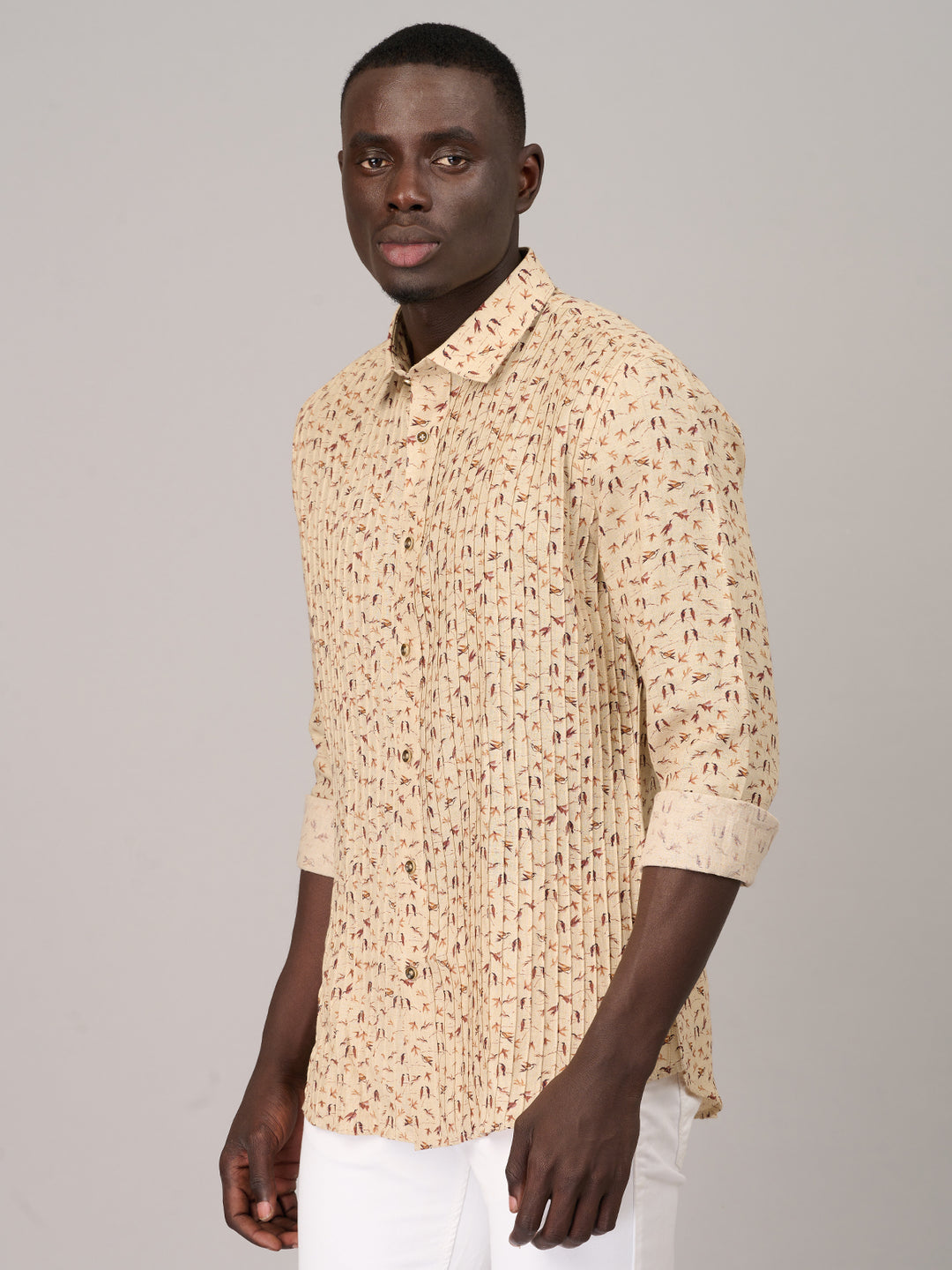 Beige Breeze Linen Shirt