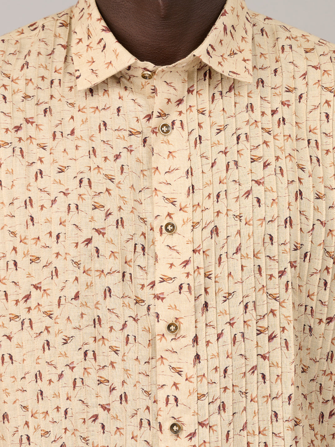 Beige Breeze Linen Shirt