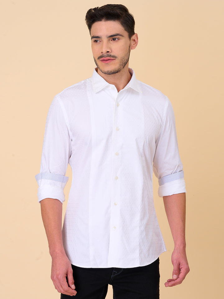 Ghost White Formal Shirt