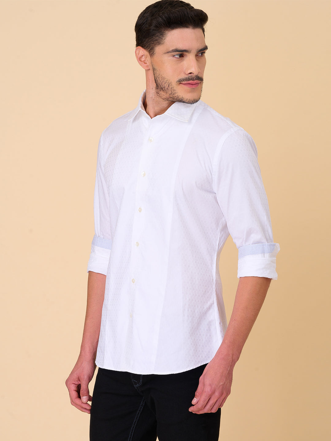 Ghost White Formal Shirt