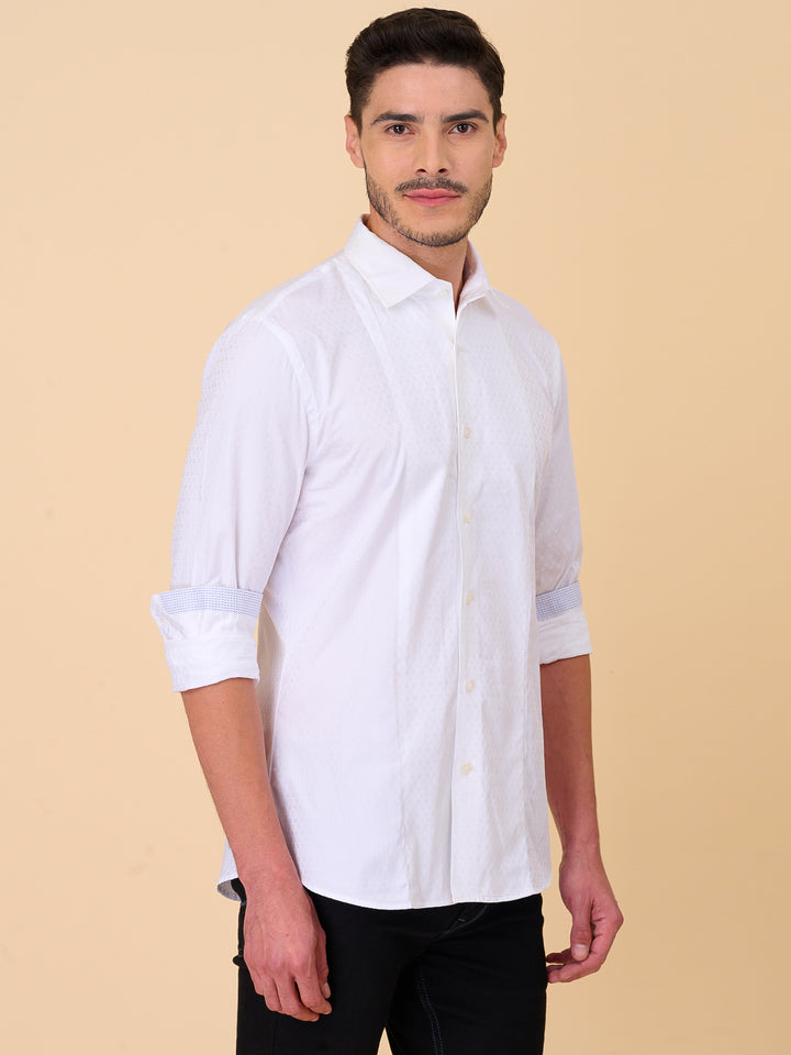 Ghost White Formal Shirt