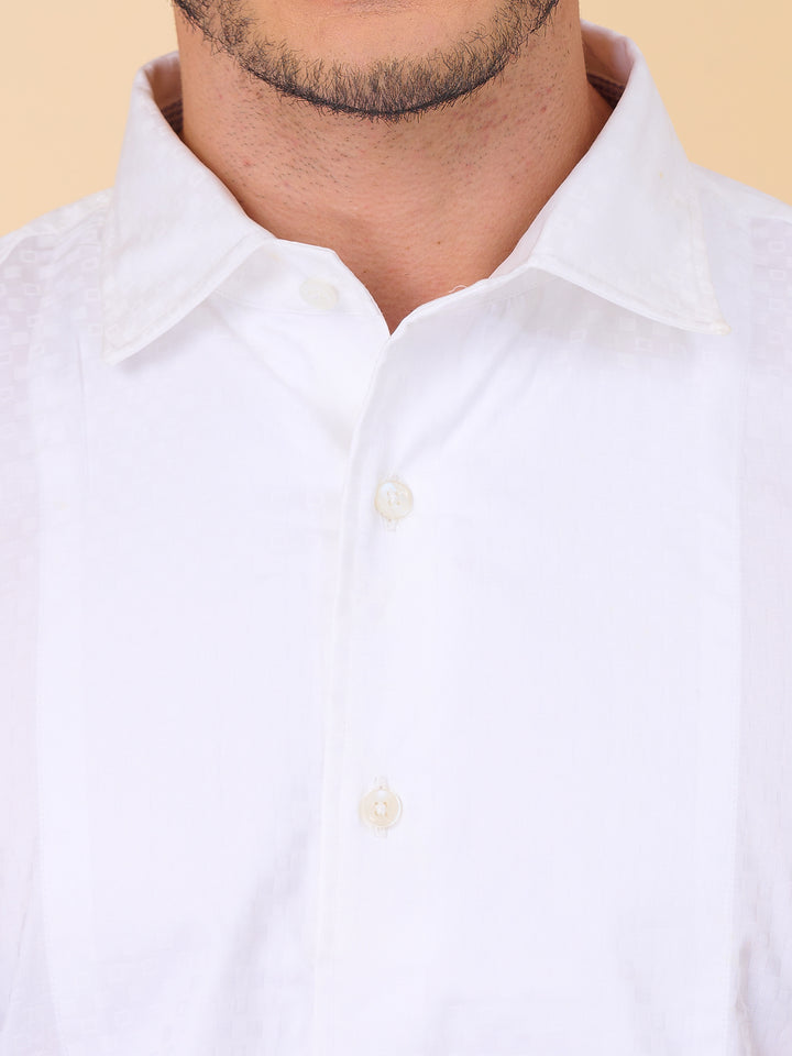 Ghost White Formal Shirt