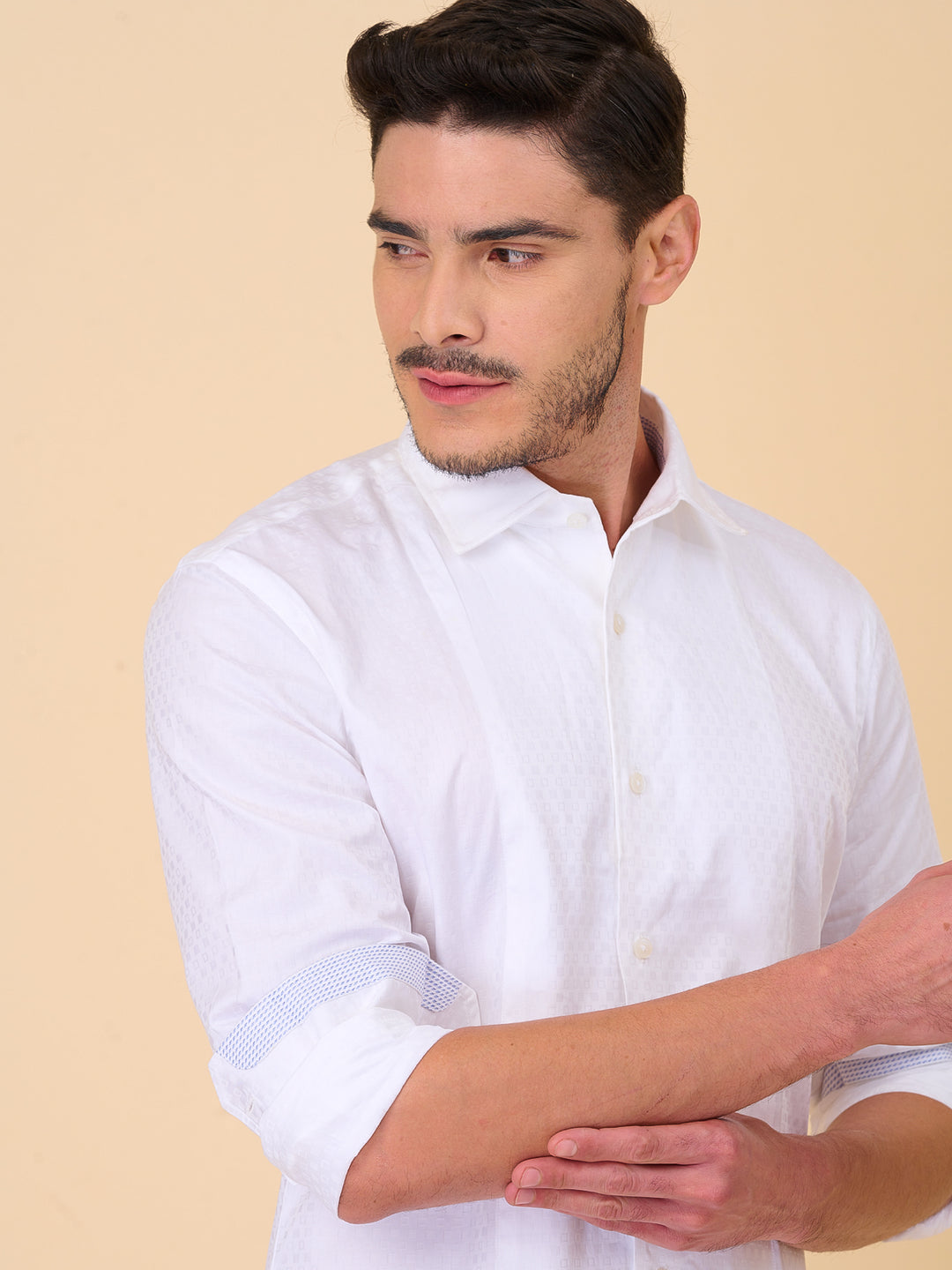 Ghost White Formal Shirt