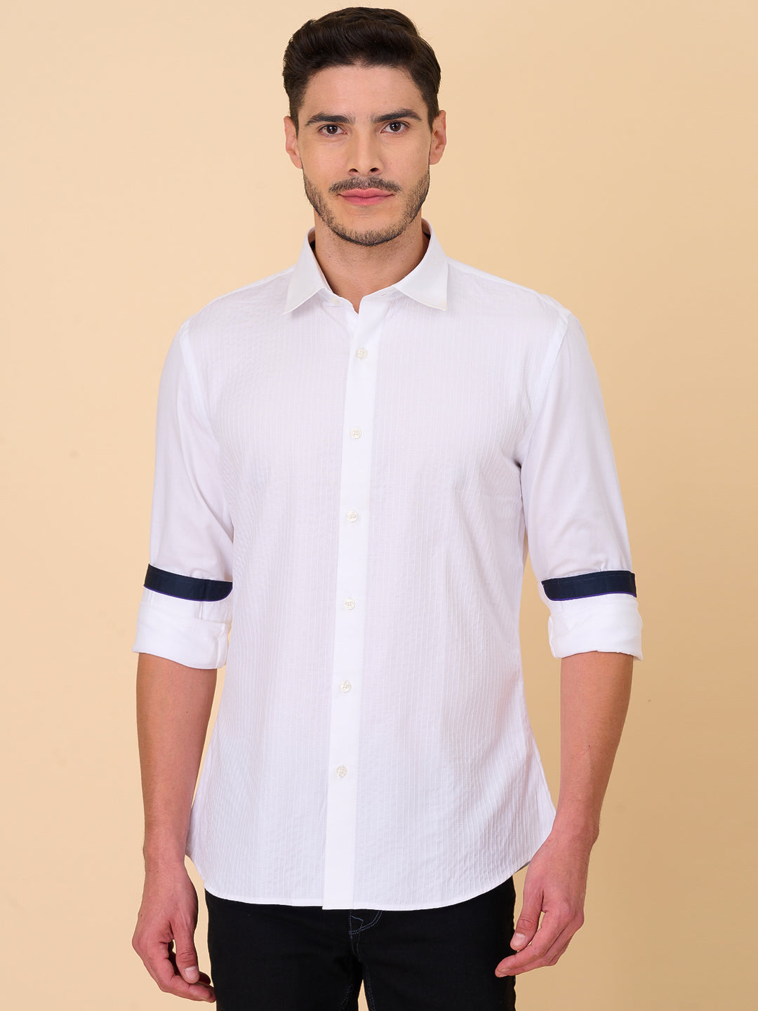 Elegant White Linen Shirt