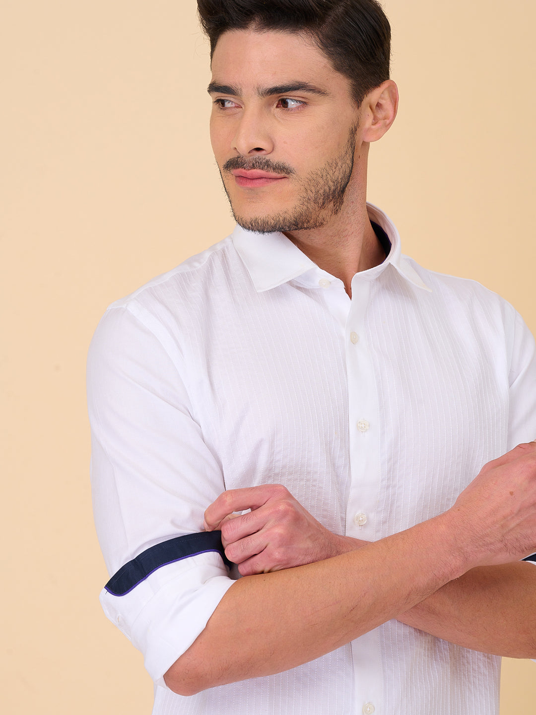 Elegant White Linen Shirt