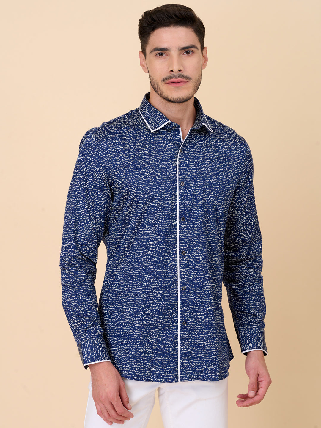 Navy Blue Party Shirt