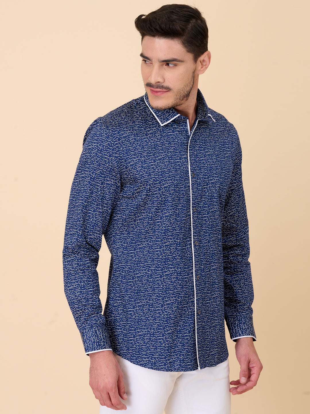 Navy Blue Party Shirt