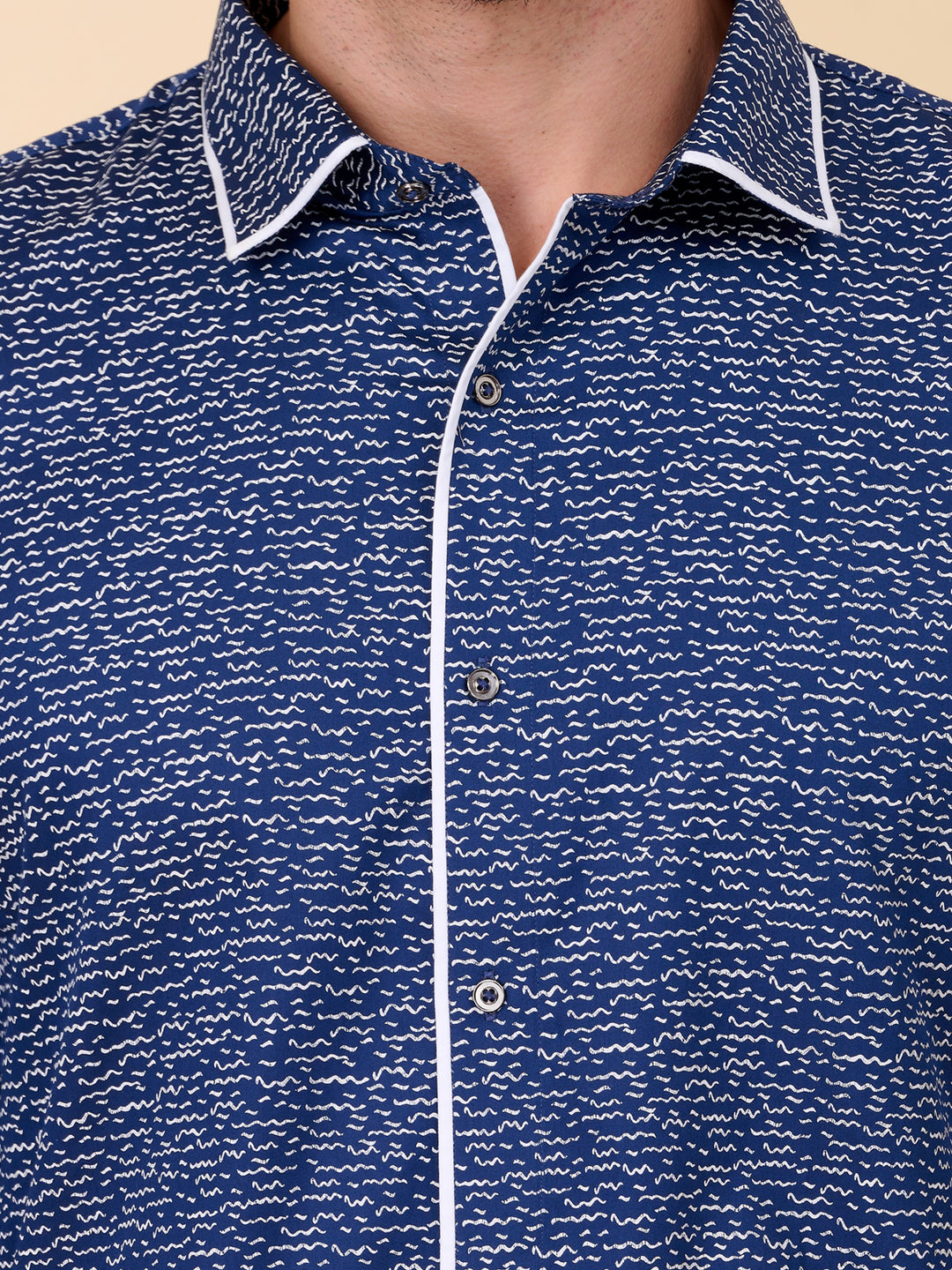 Navy Blue Party Shirt