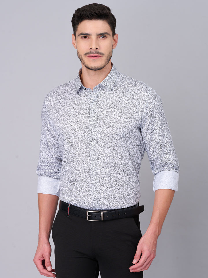 Obsidian Black Printed Shirt