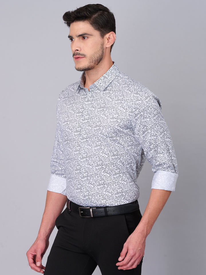 Obsidian Black Printed Shirt