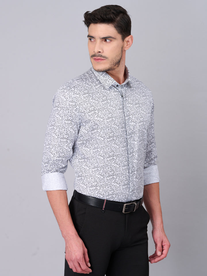 Obsidian Black Printed Shirt